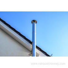 Stainless steel Single Wall fireplace chimney